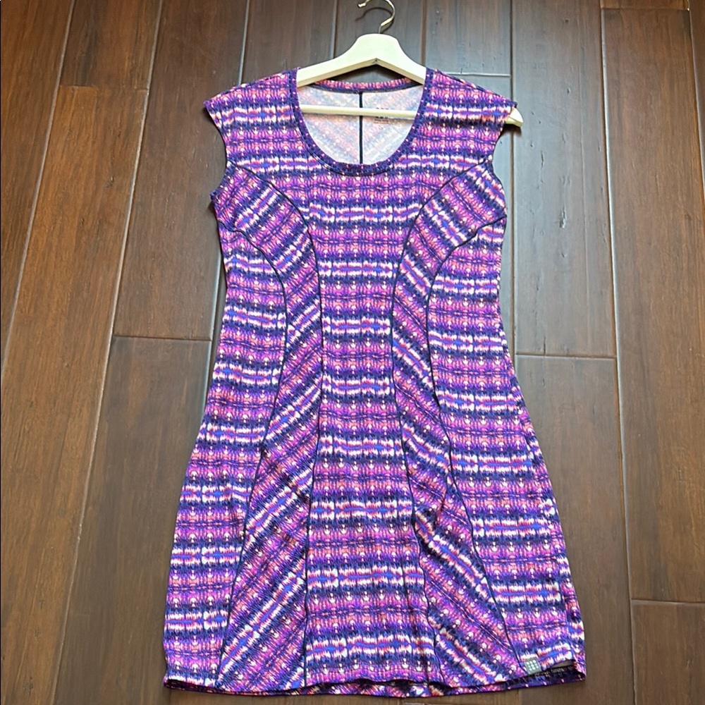 Title Nine Vibrant Purple and Pink Mini Dress